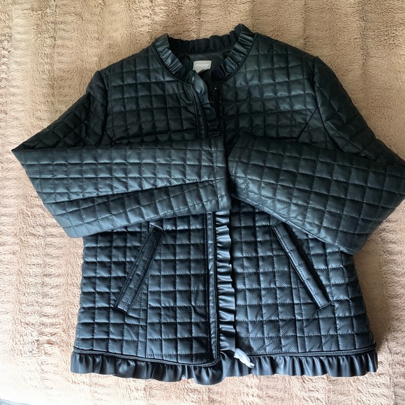 CHICO’S faux leather quilted jacket - Picture 8 of 10